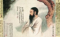 张大千三十岁自画像