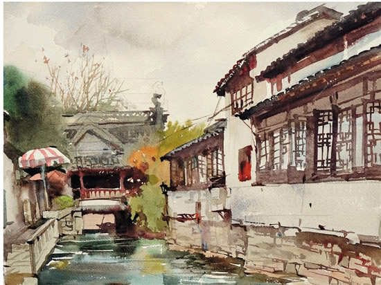 溢彩苏州&mdash;&mdash;全国名家采风写生作品展