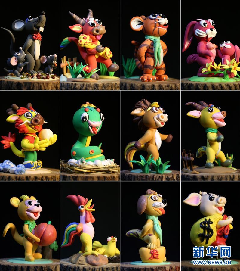 #(社会)(3)山东枣庄:面塑生肖迎新年