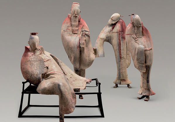 质朴洗练、高古文气：李象群雕塑《元四家》