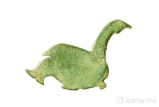 简拙大气的商周玉鸟