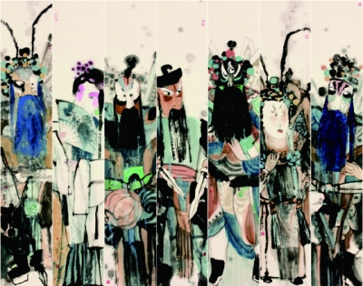 水墨锣鼓&mdash;&mdash;中国戏曲人物画大展