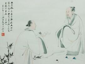 张大千的双鲤鱼