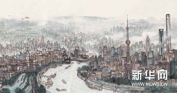 为祖国河山立传 巨幅长卷《长江万里图》亮相国博