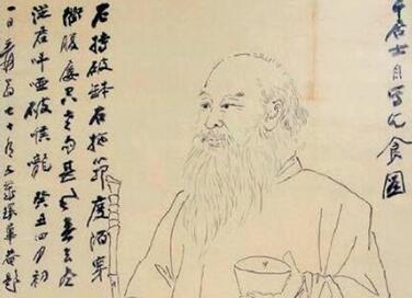 张大千的自画像