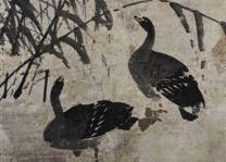 边寿民《平沙叫月图》：嘹唳天边似人语