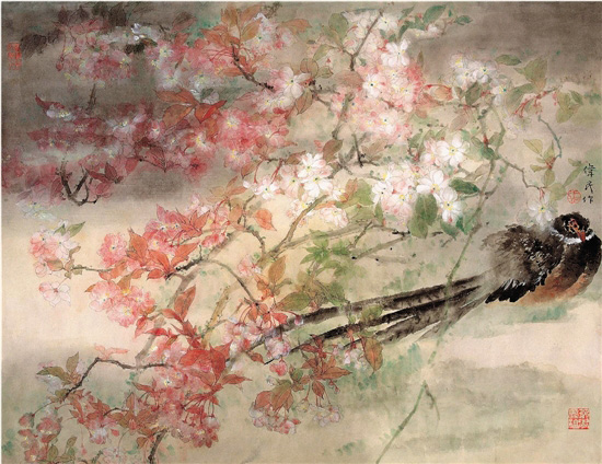 诗意的化境&mdash;&mdash;读张伟民的工笔花鸟画