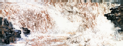 黄河（国画） 200×500厘米 2005年 杨正新