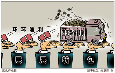 万吨危险污染物倒入母亲河