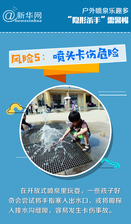 户外喷泉乐趣多,“隐形杀手”需警惕