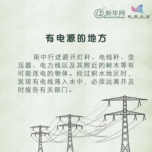 暴雨天气,记得躲开这些危险场所