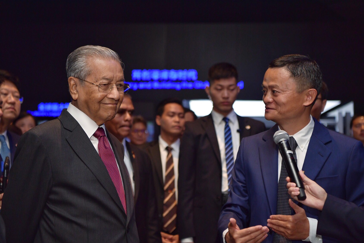 马哈蒂尔到访阿里巴巴：请与我们分享创新思想