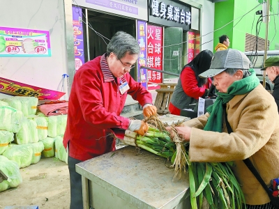 冬储大白菜每天卖出6000斤