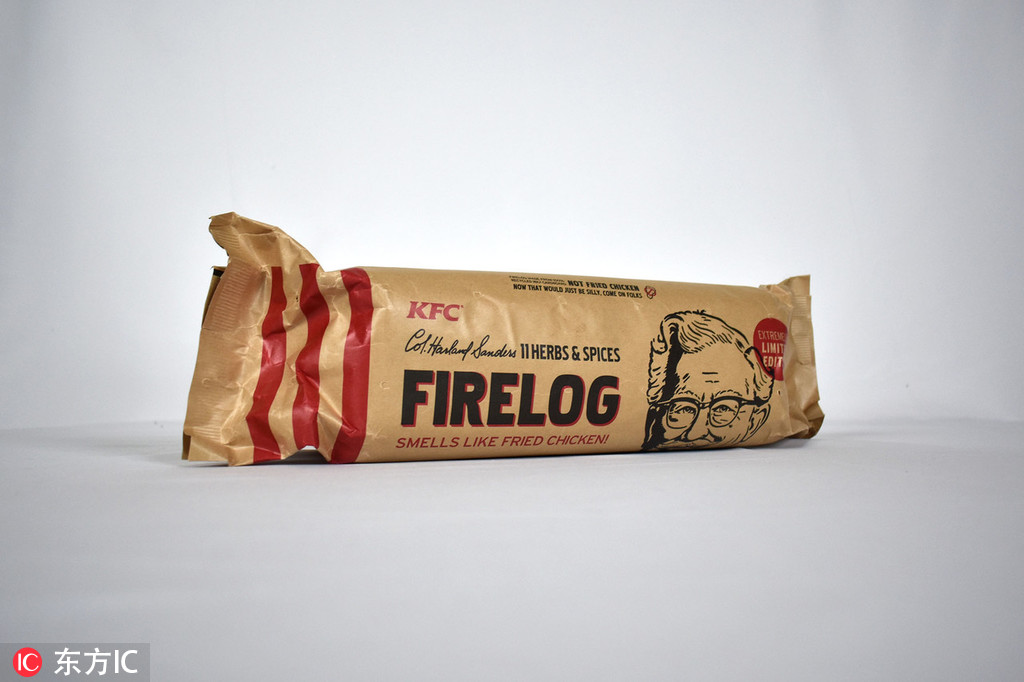 肯德基推出限量版“炸鸡”香味木柴 一推出就被抢购一空