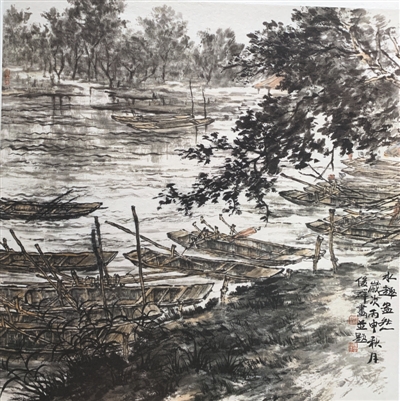 中国画欣赏：水趣盎然