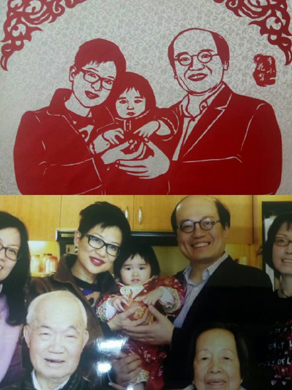 宁夏残疾女孩剪纸剪出国门