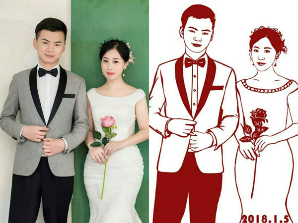 宁夏残疾女孩剪纸剪出国门