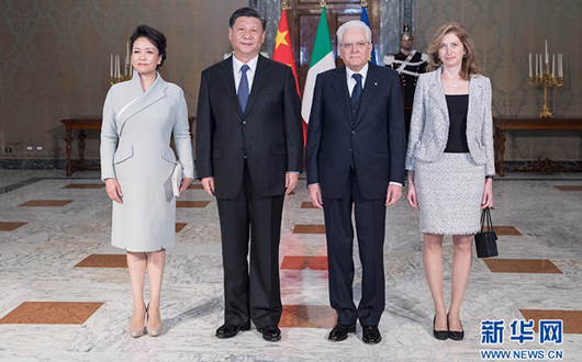 习近平同意大利总统马塔雷拉举行会谈