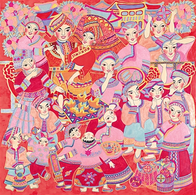 广西靖西农民画：画中自有自然本真