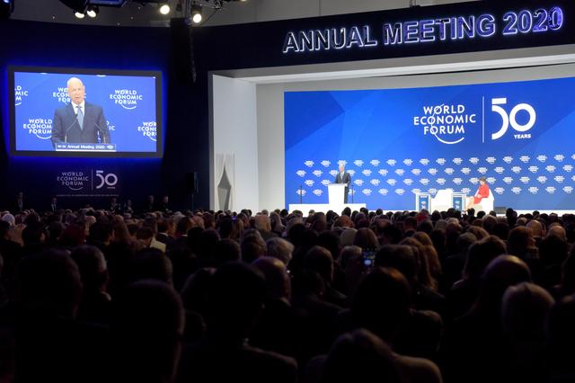 世界经济论坛2020年年会开幕 达沃斯为全球可持续发展凝聚力量