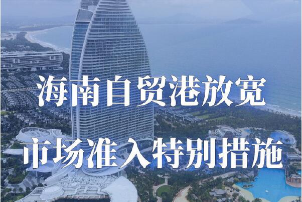 海南自贸港放宽市场准入特别措施发布 22条举措一图纵览