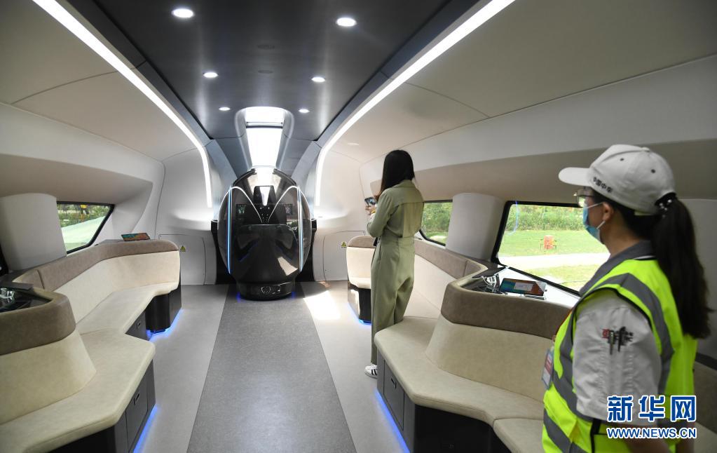 我国时速600公里高速磁浮交通系统在青岛下线 国家品牌网