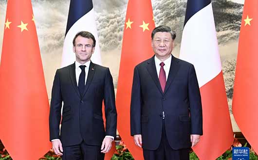 习近平同法国总统马克龙举行会谈