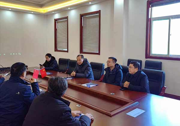 李刚所长到山西中欧绿建公司调研