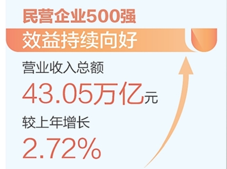 民营企业500强 含“新”量越来越高
