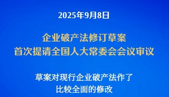 新华社权威快报丨我国拟修订企业破产法 补齐市场退出机制短板