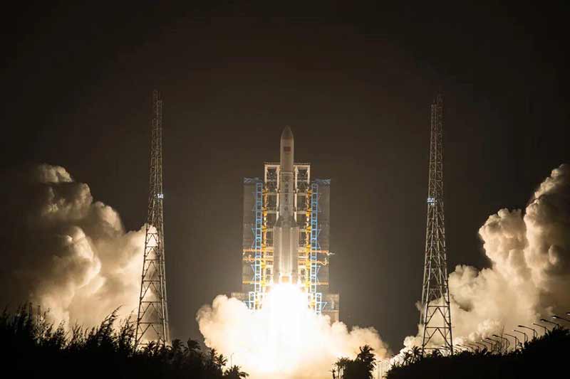 长五火箭发射成功 送通信技术试验卫星二十号入轨