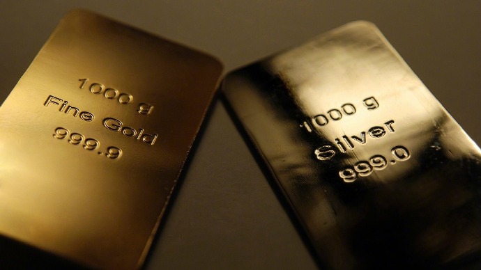 黄金、白银价格，集体下跌