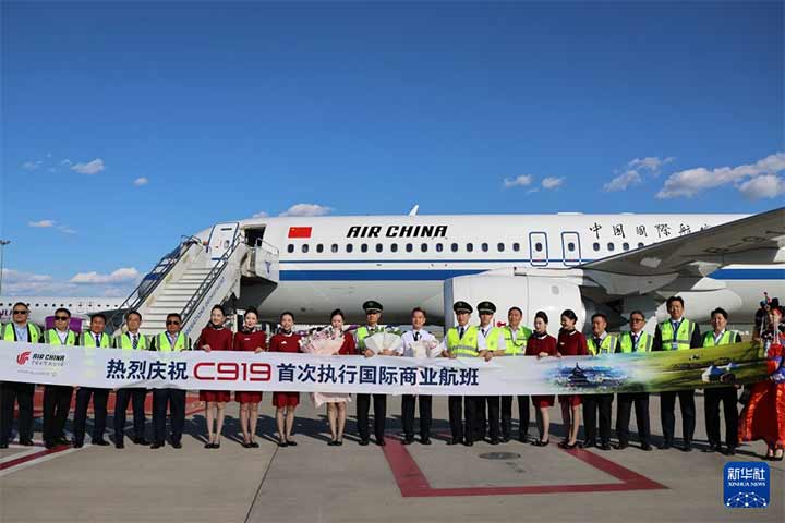 C919首条国际航线开通 商业化运营助力国产大飞机&ldquo;飞&rdquo;出国门